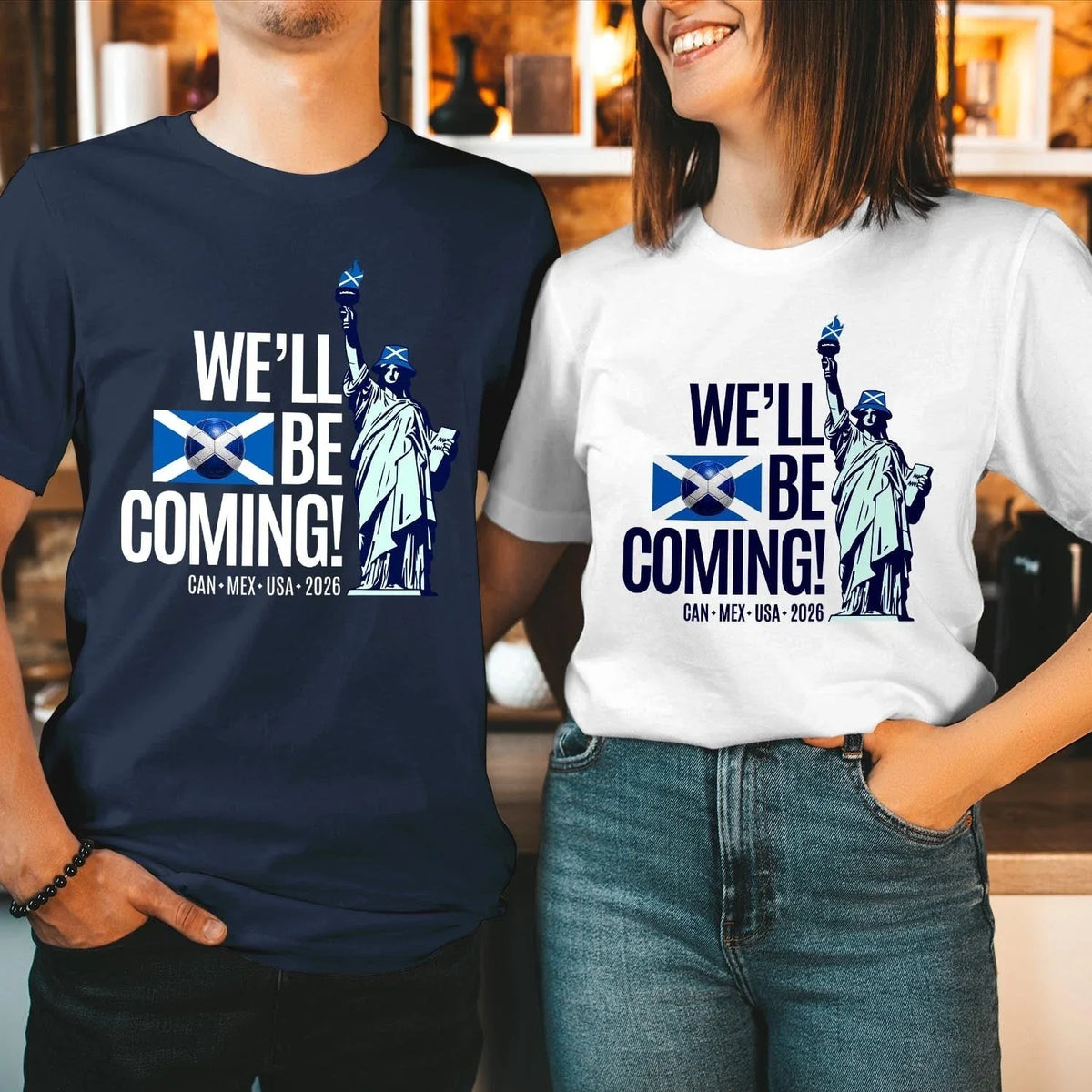 We'll Be Coming, USA 2026, No Scotland No Party Football (SC-7) Unisex