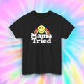 Mama Tried Funny Happy Face Retro Vintage Style Graphic Tee S-5XL Unisex