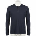 Vince XL Black Henley Minimalist Quiet Luxury Modern Classic Unisex