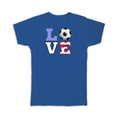 Gift : For Soccer Lover Haiti Haitian Colors Flag Football Independence Unisex