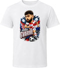 Josko Gvardiol, Croatia Caricature Soccer 2026 T Shirt Unisex
