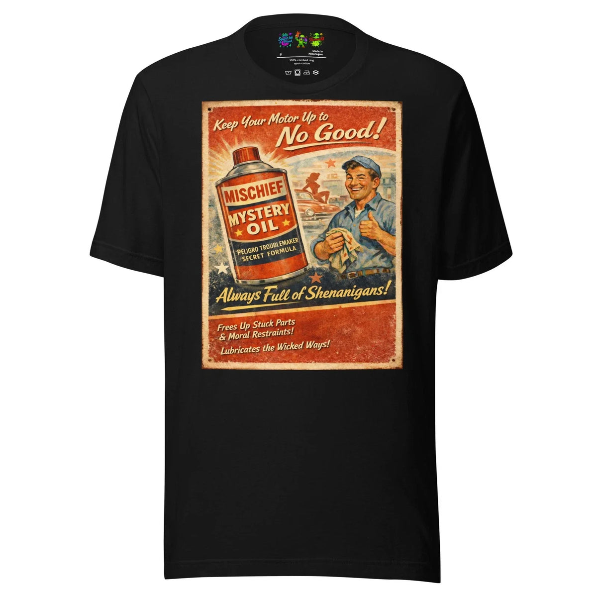 Motor Mischief | Mechanic T Shirt | Famous 51 & Premium Unisex
