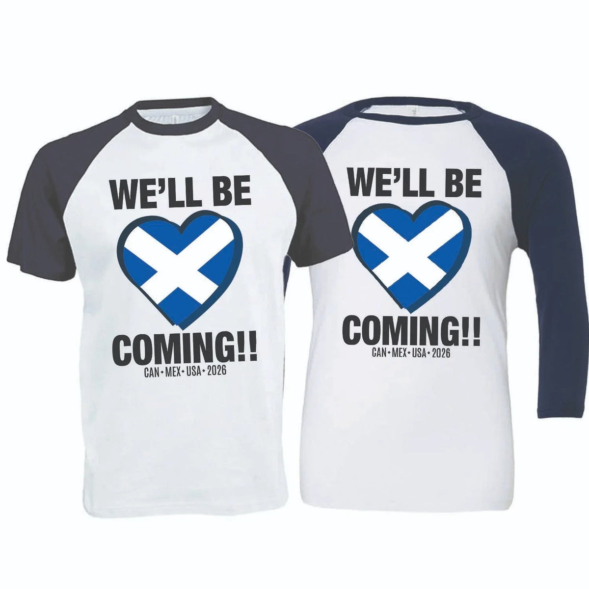 We'll Be Coming, USA 2026, No Scotland No Party Football Baseball (SC-5) Unisex