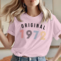 Original 1972 50th Birthday Men's Womens Tops Gift Present Tee Shirt 591 Unisex