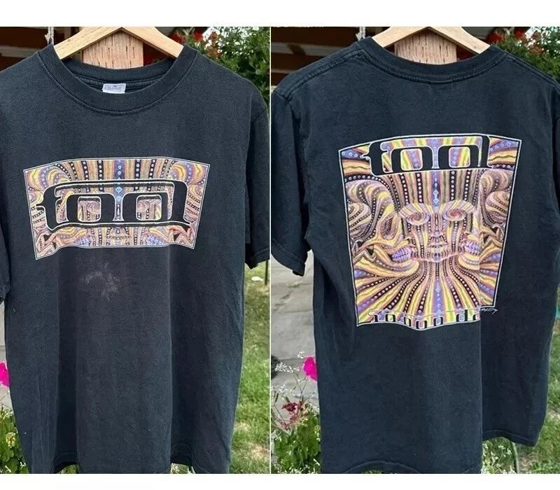 Tool Band Rare Design Black Tee 2 Side Tool Rock Band Unisex S-5XL Unisex