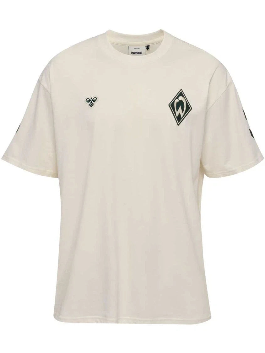 Hummel Werder Bremen Travel 25 26 White SVW Fan Tee Werder Jersey M - 3XL Unisex