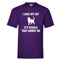 Funny Cat Lover Christmas Gift - I Love My Cat,It's People That Annoy Me Unisex