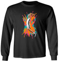 Victor Wembanyama Spurs Spray Paint Long Sleeve Unisex