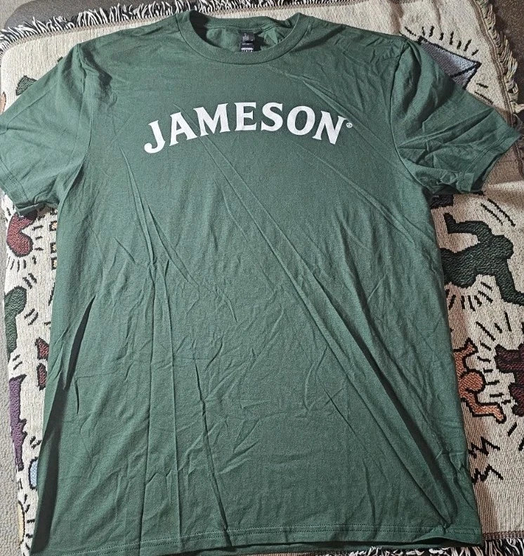 Jameson Irish Whiskey Adult XL Unisex Cotton Dark/Forrest Green Unisex