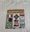 Vintage 1994 World Cup Soccer Italy vs Brazil at Rose Bowl Pasadena XL Unisex