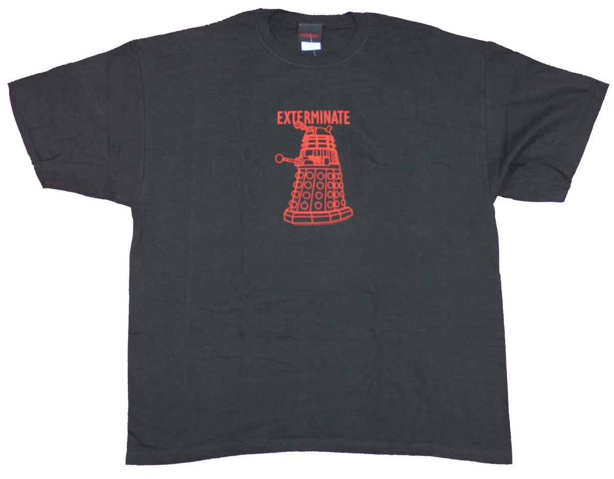 Doctor Who Adult New - Exterminate Simple Dalek Pic Unisex