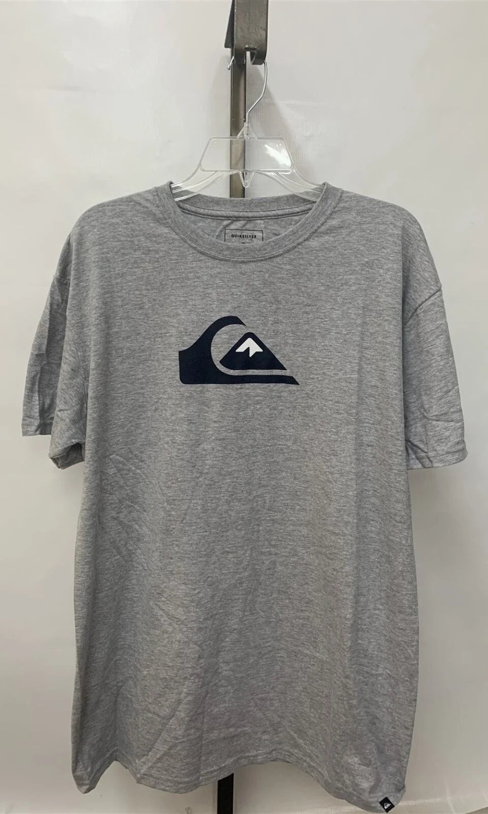 Quiksilver Mens OR Comp Logo Cotton Polyester in Athletic Heather Size L Unisex