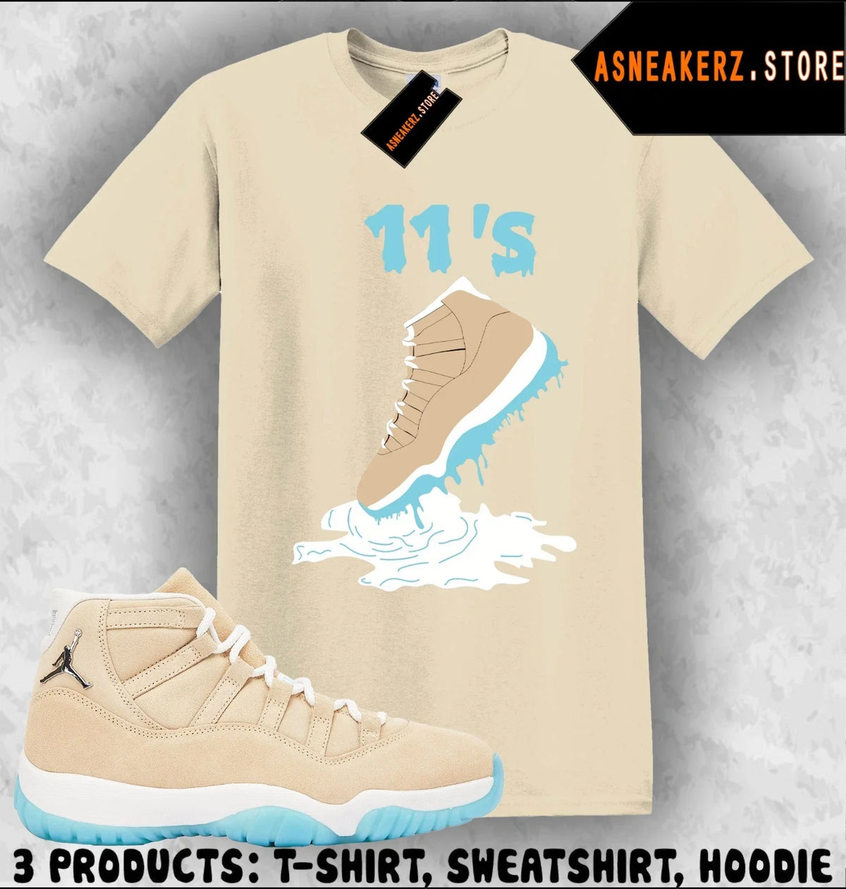 Tee Shirt Matching AJ 11 H-Town Houston Match Sneaker Shoe Dripping 11s Unisex