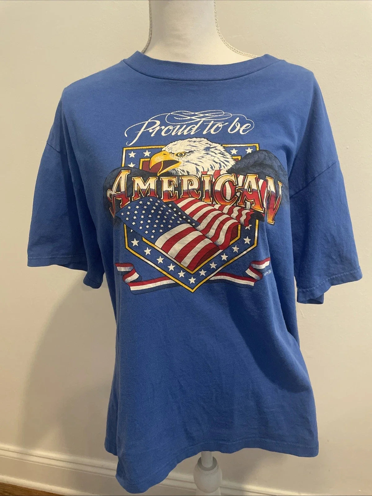 Vintage Proud to Be American Shirt | Large | World Cup 2026 | Made in USA Unisex