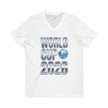 World Cup 2026 Soccer Ball Tee | V-Neck Shirt Unisex