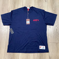 Mitchell Ness St Louis City SC Double Hit Pocket Tee Navy XL Mens MLS Soccer Unisex