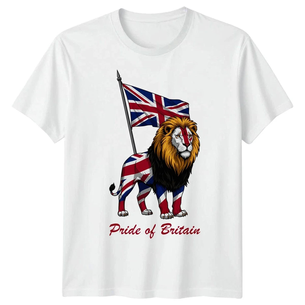 Union Jack Lion British Great Britain & UK Flag Tee for Adults & Kids #1 Unisex
