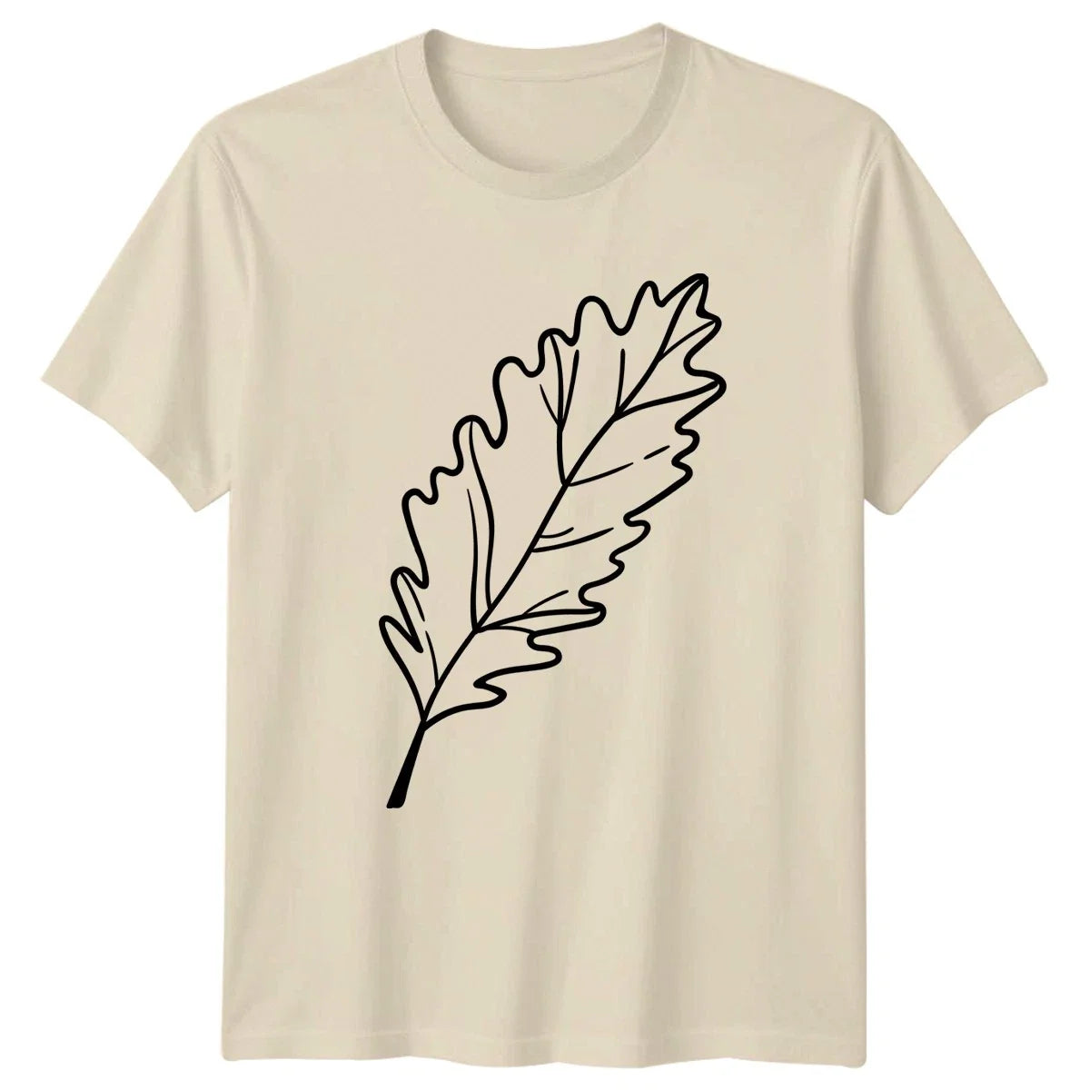 Simple Oak Leaf Nature Design Tree Leaf Botanical Birthday Gift Unisex