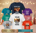 Personalised Custom Printed Your Text Photo Logo Stag Do Hen Party Top Unisex