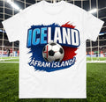 Iceland Afram Island , Iceland Retro football World Cup T Shirt Unisex