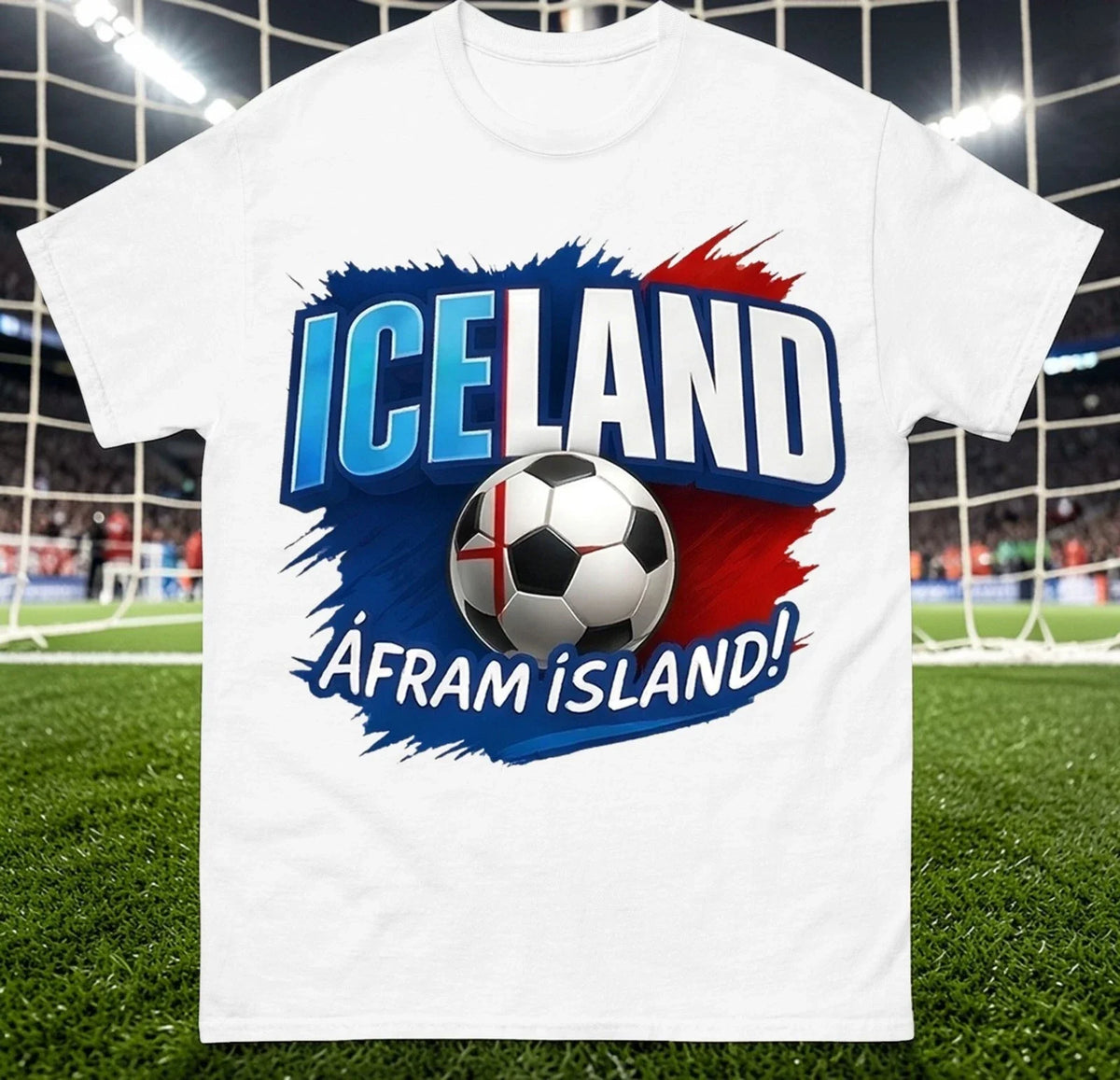 Iceland Afram Island , Iceland Retro football World Cup T Shirt Unisex