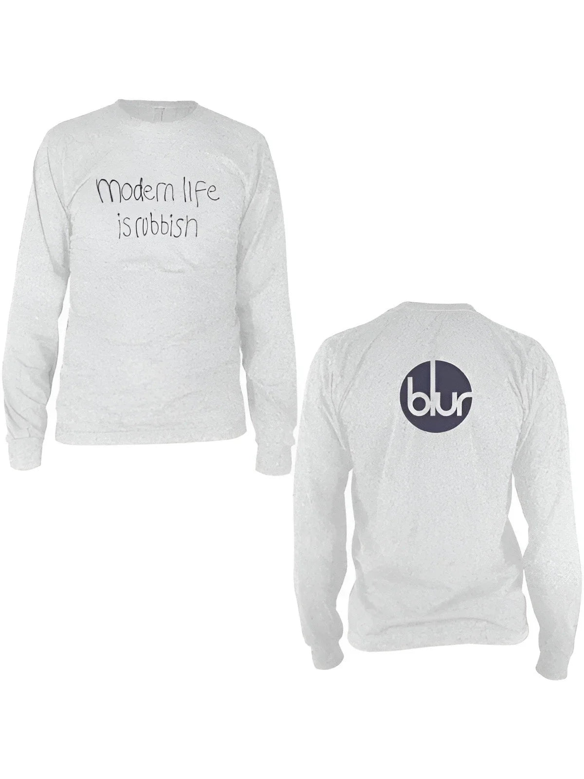 Authentic Blur Modern Life Is Rubbish Long Sleeve S-2XL NEW Unisex