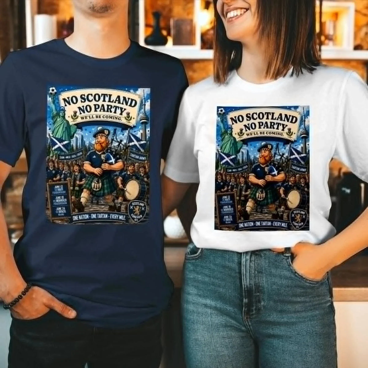 No Scotland No Party, We'll Be Coming, 2026 Football Fan (SC-16) Unisex