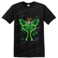 Luna Moth T Shirt Neon Green Botanical Insect Graphic Nature Art Tee Gift Idea