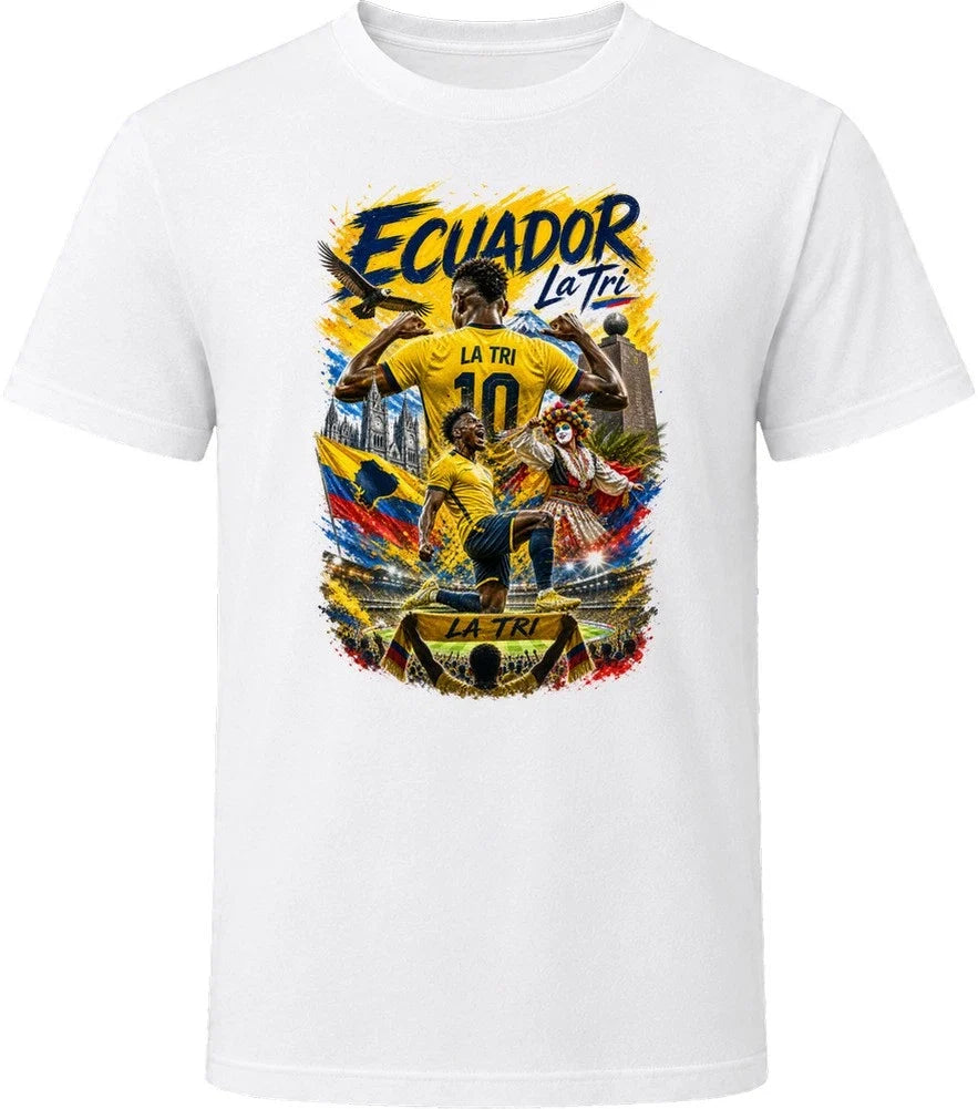 Ecuador La Tri Soccer Football 2026 National Pride T Shirt Unisex