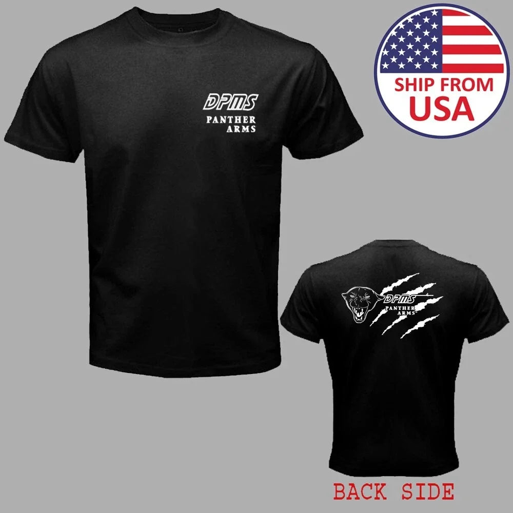 DPMS Panther Arms Firearms Men's Black Size S-5XL Unisex