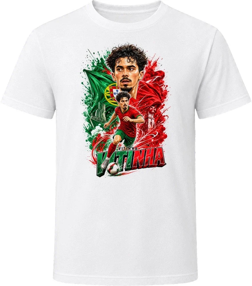 Vitinha Portugal Soccer Caricature 2026 World Cup T Shirt Unisex