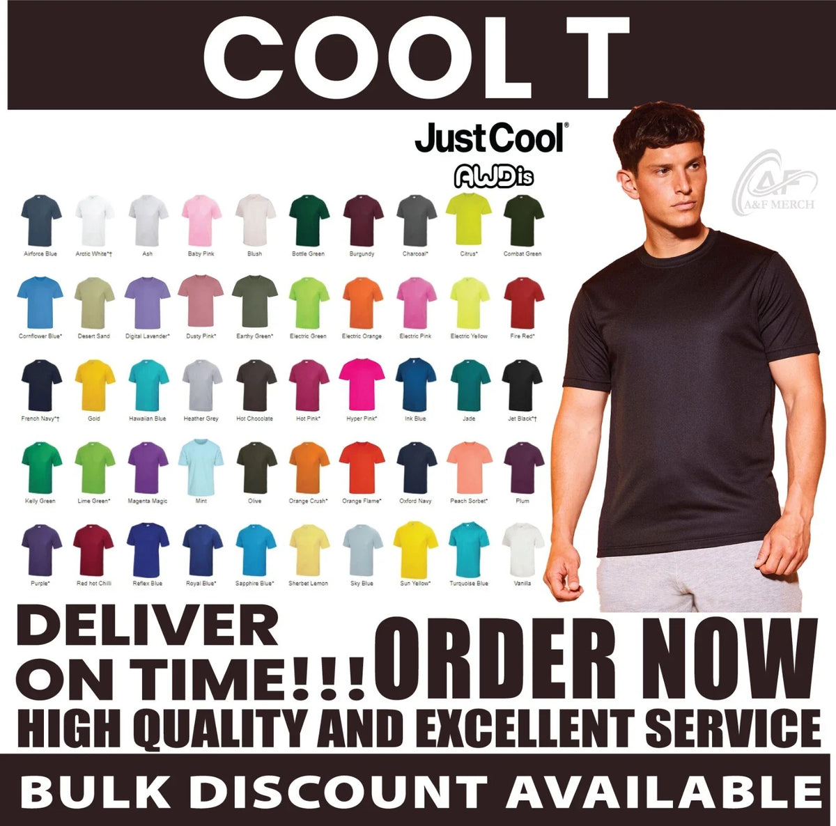 Just Cool AWDis Uni Simple Sportif Course Gym Stag Do Hen JC001 Unisex