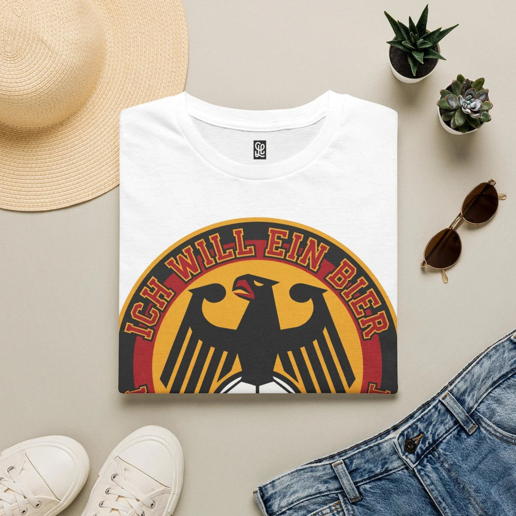 FIFA-Weltmeisterschaft 2026 | "Ich will ein Bier" Fussball-Tee Unisex