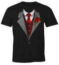 Men's Suit Tie Tie Printed Fun Shirt Moonworks® Unisex