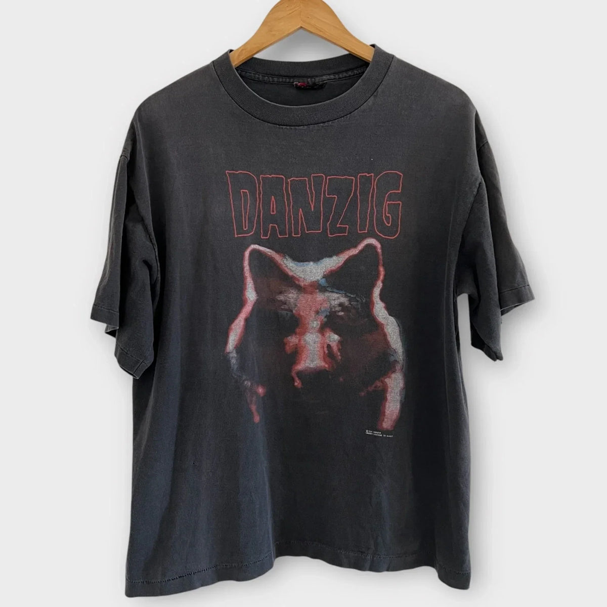 1991 Danzig 'Lucifuge' Vintage Band Promo Tee Shirt Unisex
