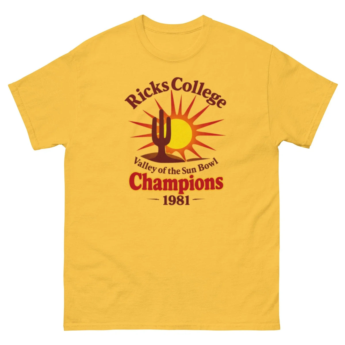 Ricks College Shirt Ricks College Champions 1981 Napoleon Dynamite Shirt Unisex