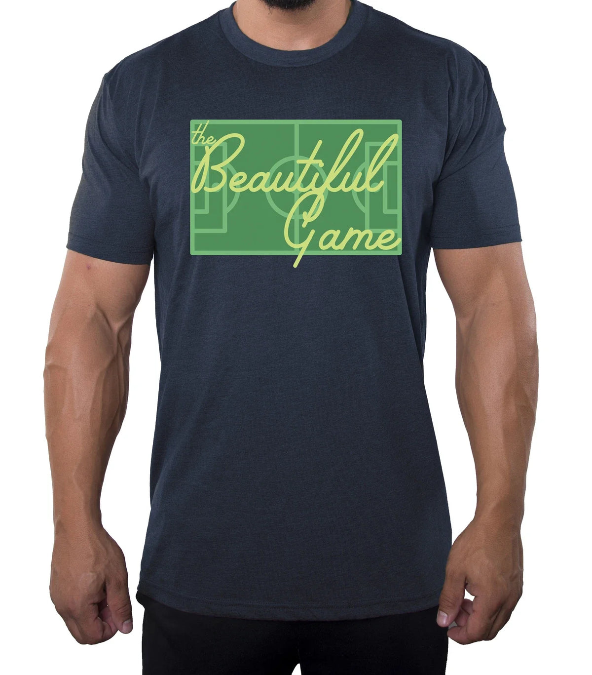 The Beautiful Game Men's Soccer Shirts, Graphic s, soccer pitch shirt Unisex