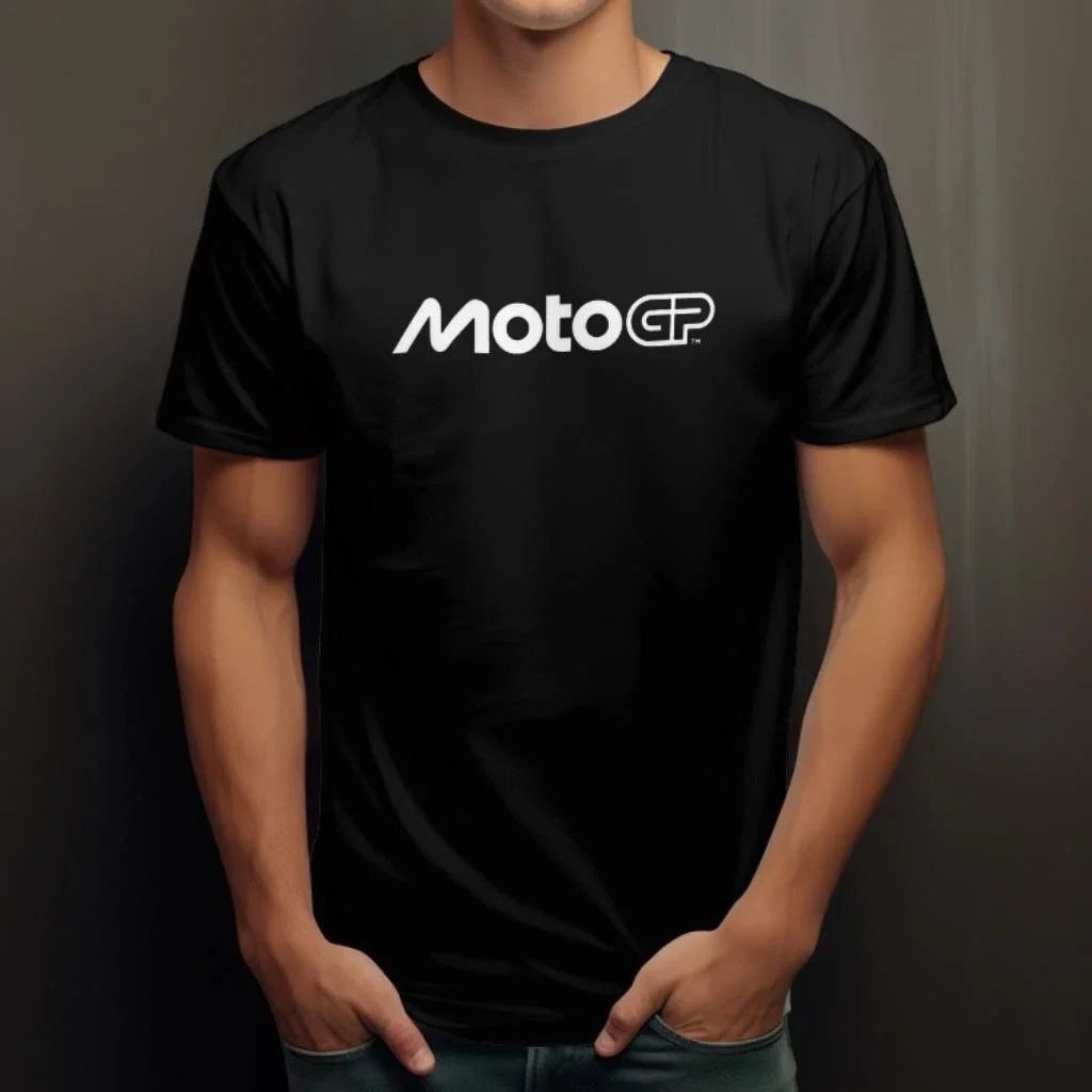MotoGP Racing Fan Black Unisex Cotton Tee Motorcycle Grand Prix Bella Unisex