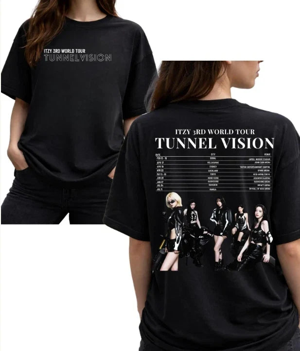 ITZY 3rd World Tour 'TUNNEL VISION' , Concert 2026 Shirt Unisex