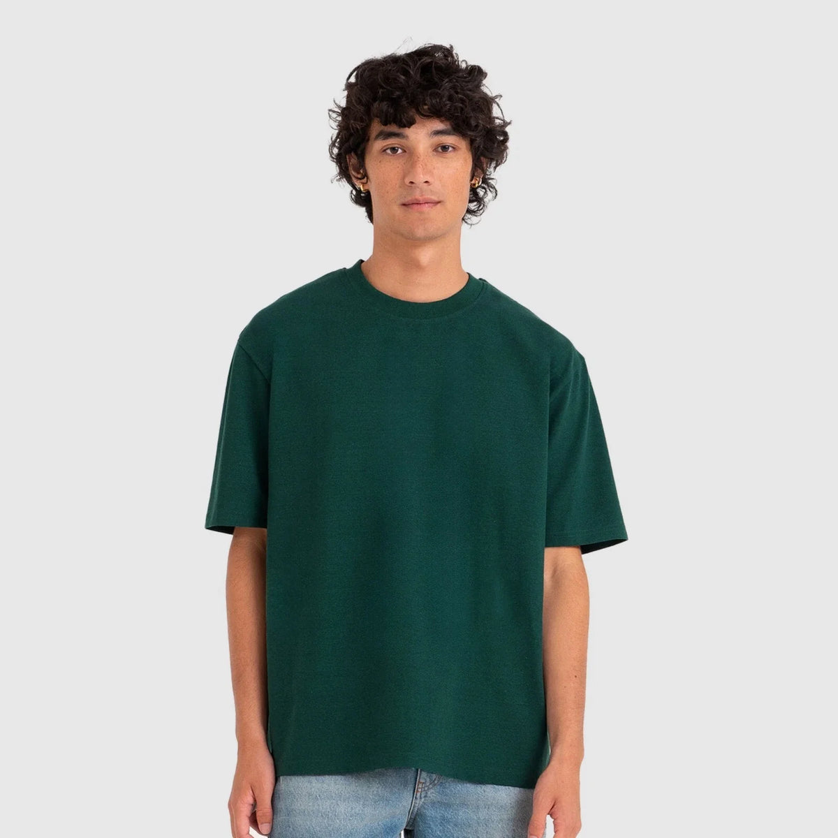 Awdis Ecologie Arrow Recycled Heavy Oversize Plain Oversized Fit Tee Top Unisex