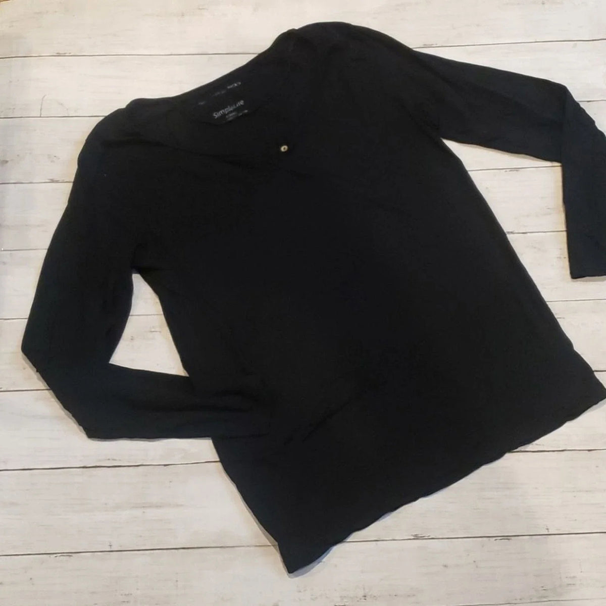 Simple life long sleeve size x small Unisex