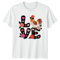 Love Chicken Romance Valentines Day Gift For Him And Her Unisex