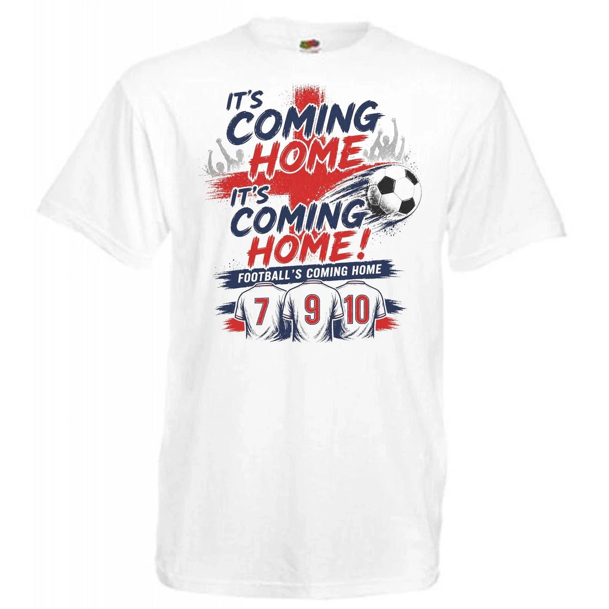 Adults Its Coming Home England Football Supporters Chant Unisex White Unisex