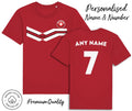 Switzerland Strip 2026 Personalised Name & No Adult Kids, Football Euro Unisex