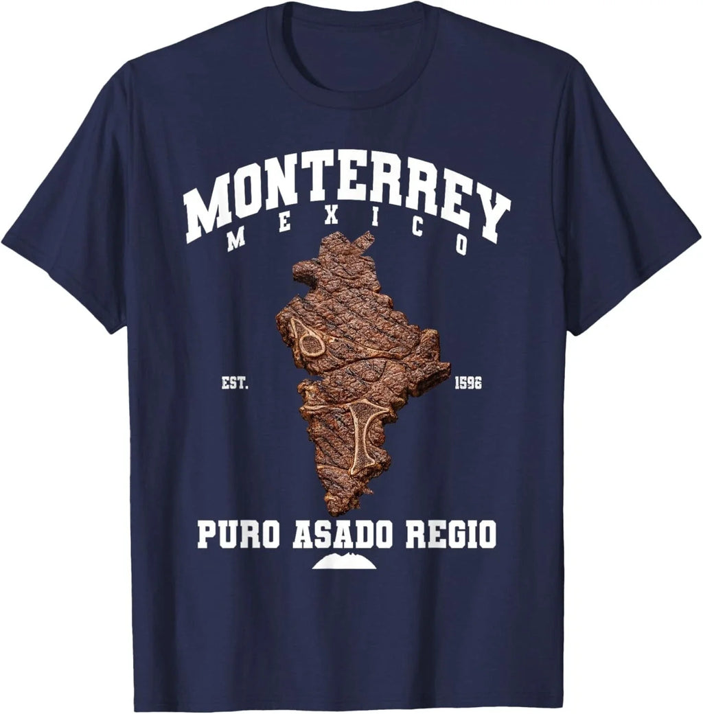 Monterrey Nuevo Leon Carne Asada Steak Map Mexican Grill Unisex