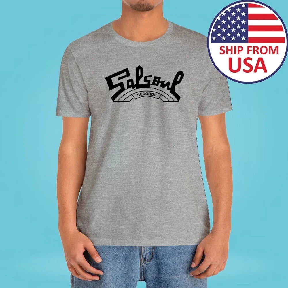 Salsoul Records Men's Grey Size S-5XL Unisex