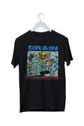 DRAIN Band On Tour In CALIFORNIA Graphic Print Mens S M L XL 2 3 4 XL Unisex
