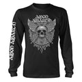AMON AMARTH - GREY SKULL (BLACK) BLACK Long Sleeve Shirt Large Unisex