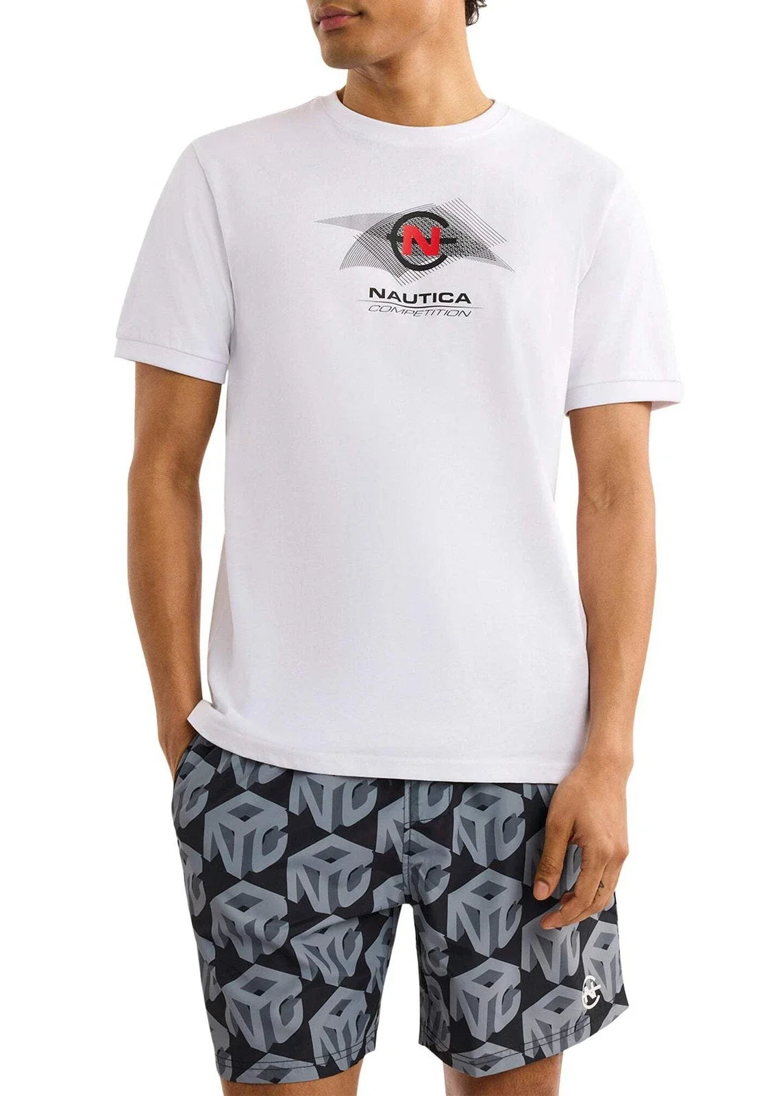 Nautica Competition Mens Tralee Tee White Unisex