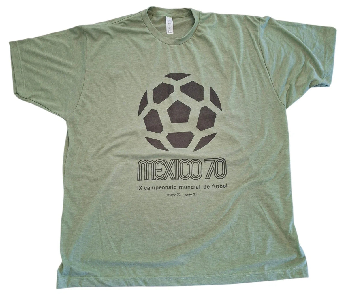 Mexico 70 World Cup IX Campeonato Mundial de Futbol Soccer Graphic Tee Unisex